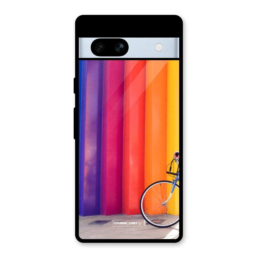 Colorful Walls Glass Back Case for Google Pixel 7a