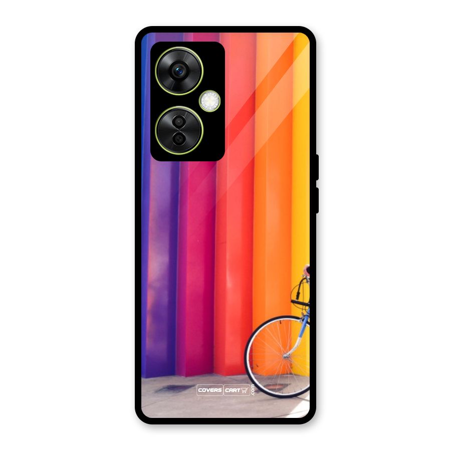 Colorful Walls Glass Back Case for OnePlus Nord CE 3 Lite