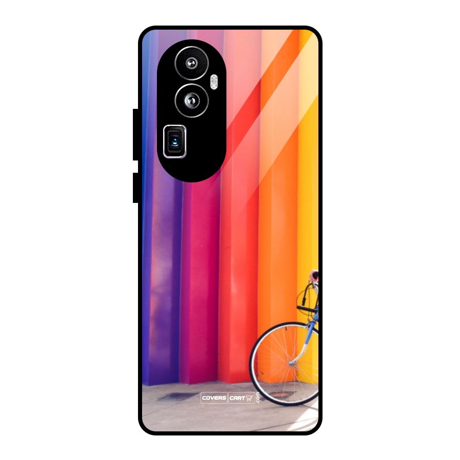 Colorful Walls Glass Back Case for Oppo Reno10 Pro Plus