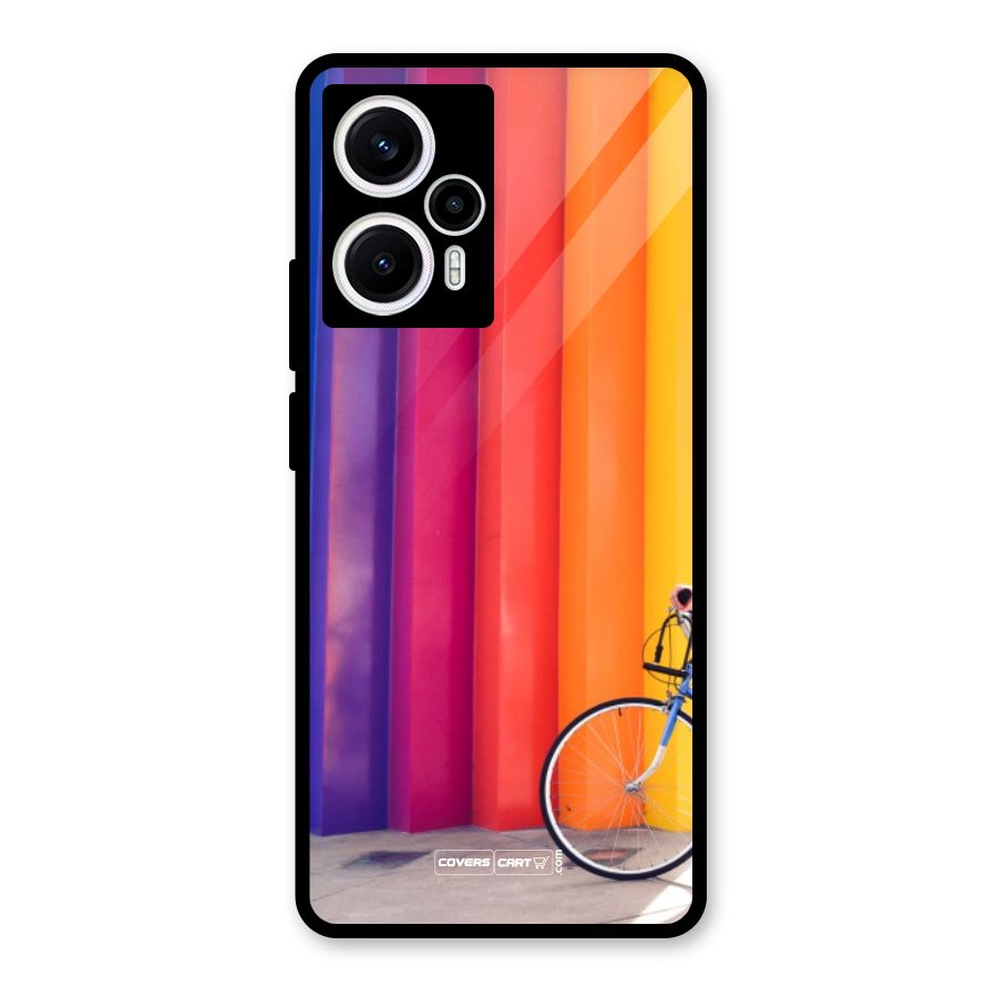Colorful Walls Glass Back Case for Poco F5