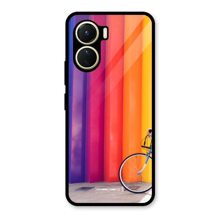 Colorful Walls Glass Back Case for Vivo Y56