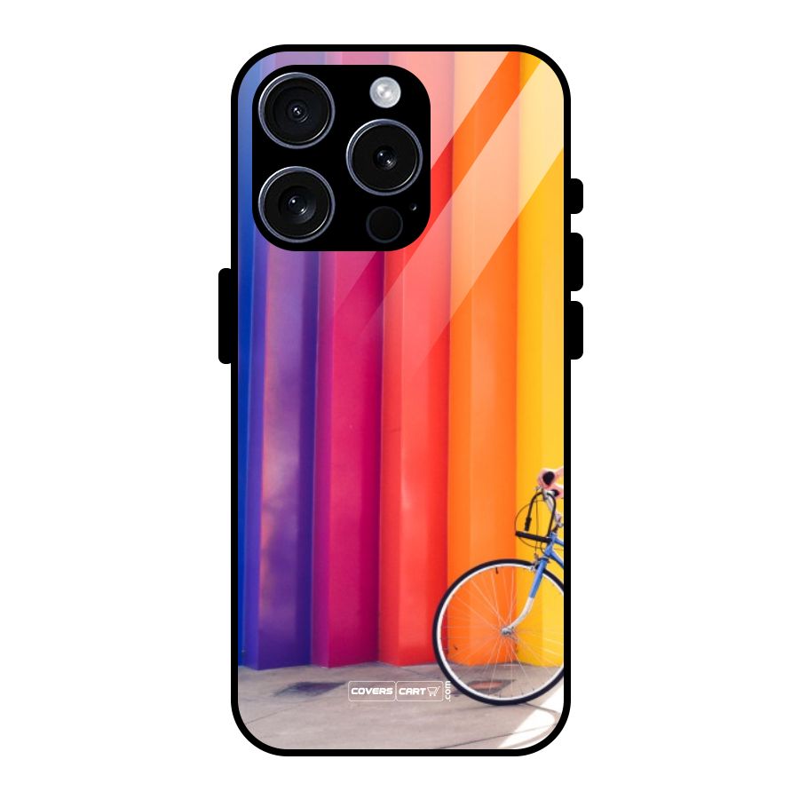 Colorful Walls Glass Back Case for iPhone 15 Pro