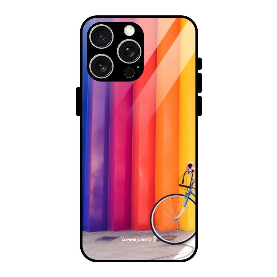 Colorful Walls Glass Back Case for iPhone 15 Pro Max
