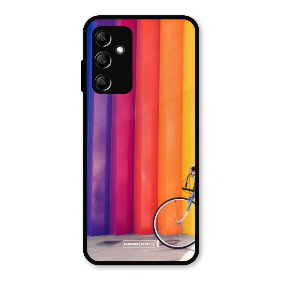 Colorful Walls Metal Back Case for Galaxy A14 5G