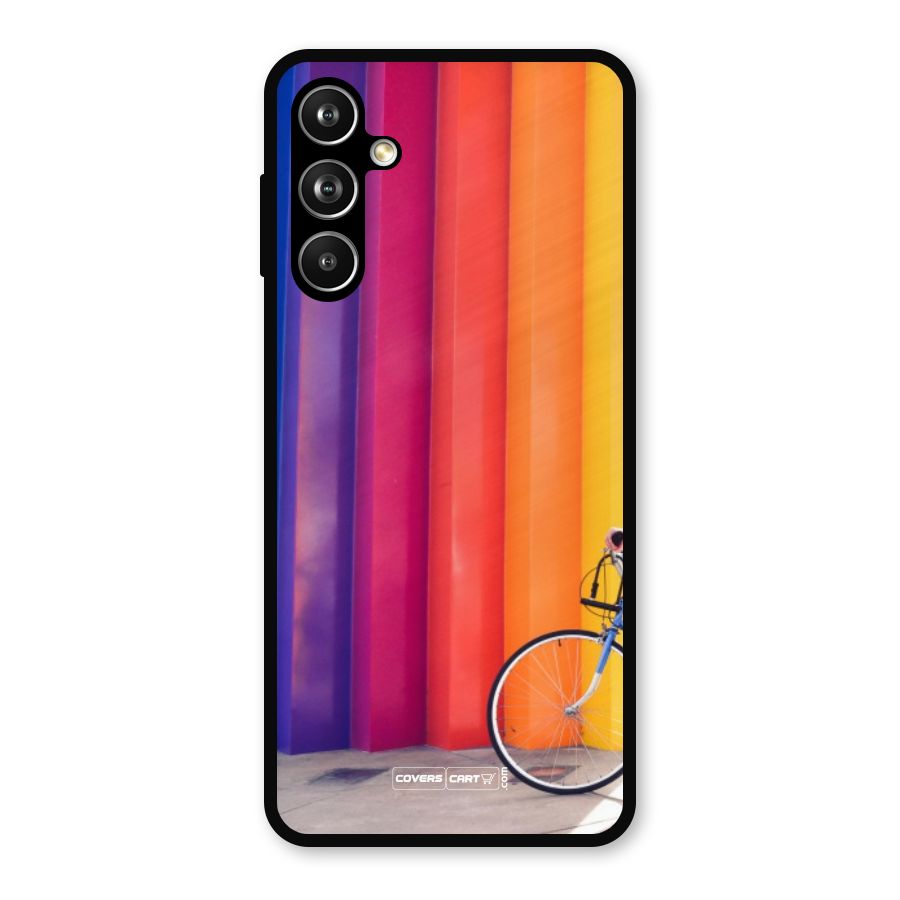 Colorful Walls Metal Back Case for Galaxy F54