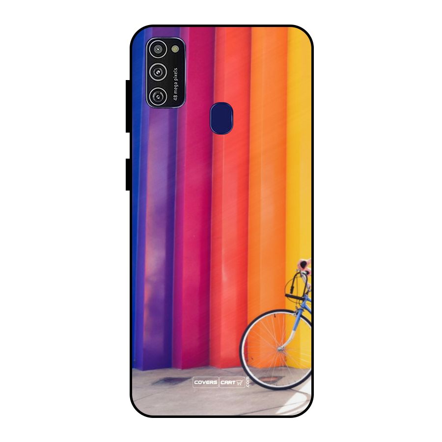 Colorful Walls Metal Back Case for Galaxy M30s