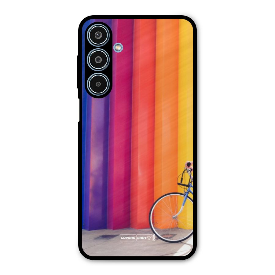 Colorful Walls Metal Back Case for Galaxy M35