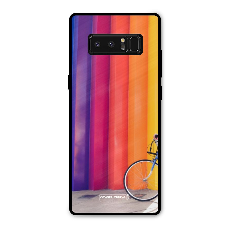 Colorful Walls Metal Back Case for Galaxy Note 8