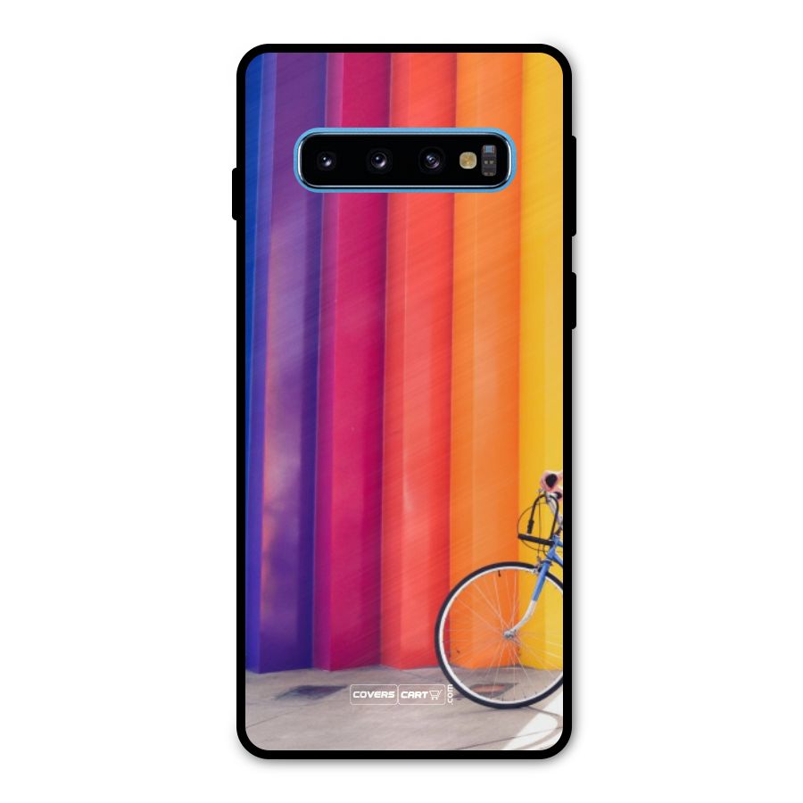 Colorful Walls Metal Back Case for Galaxy S10