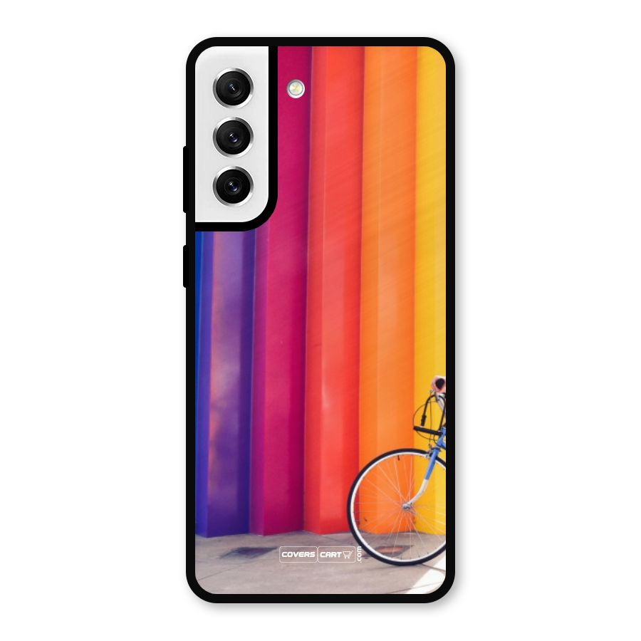 Colorful Walls Metal Back Case for Galaxy S21 FE 5G
