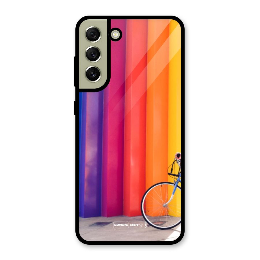 Colorful Walls Metal Back Case for Galaxy S21 FE 5G (2023)