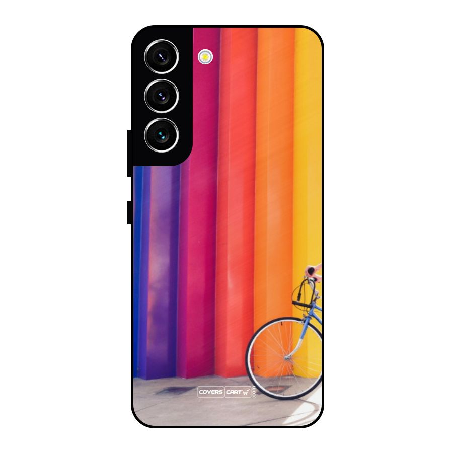 Colorful Walls Metal Back Case for Galaxy S22 5G