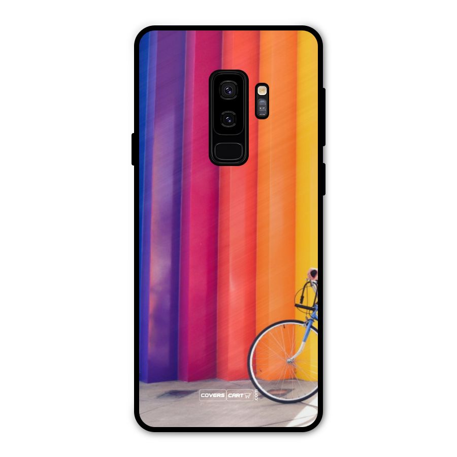 Colorful Walls Metal Back Case for Galaxy S9 Plus