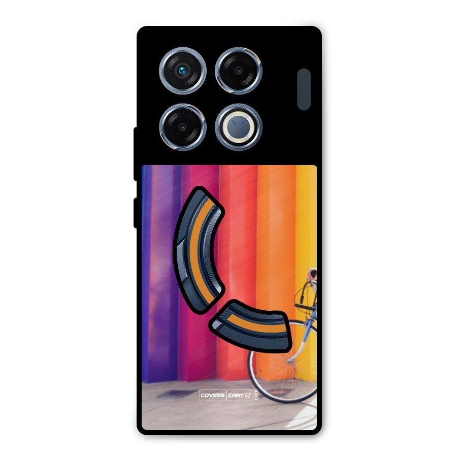 Colorful Walls Metal Back Case for Infinix GT 20 Pro