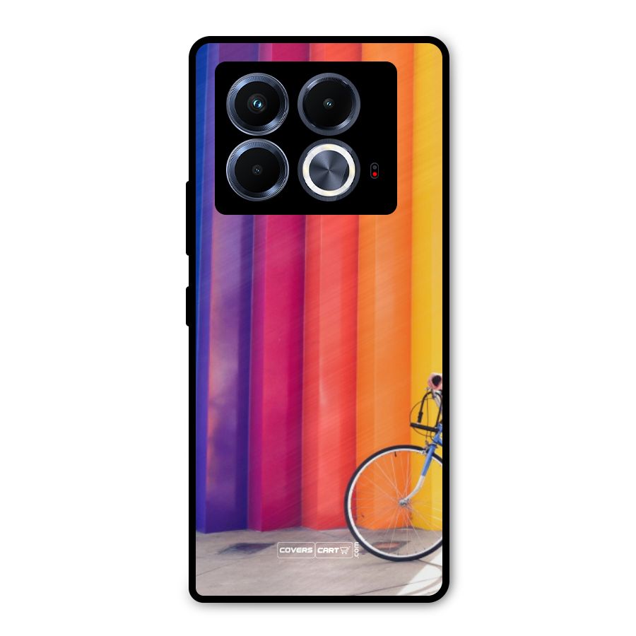 Colorful Walls Metal Back Case for Infinix Note 40 5G