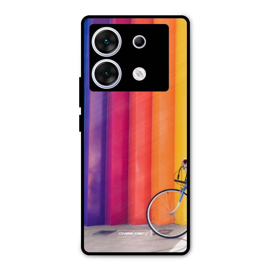Colorful Walls Metal Back Case for Infinix Zero 30 5G