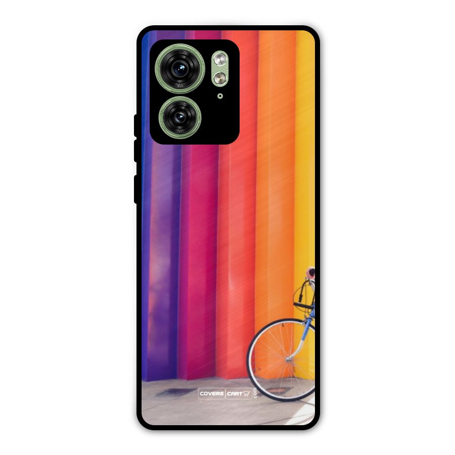 Colorful Walls Metal Back Case for Motorola Edge 40 5G