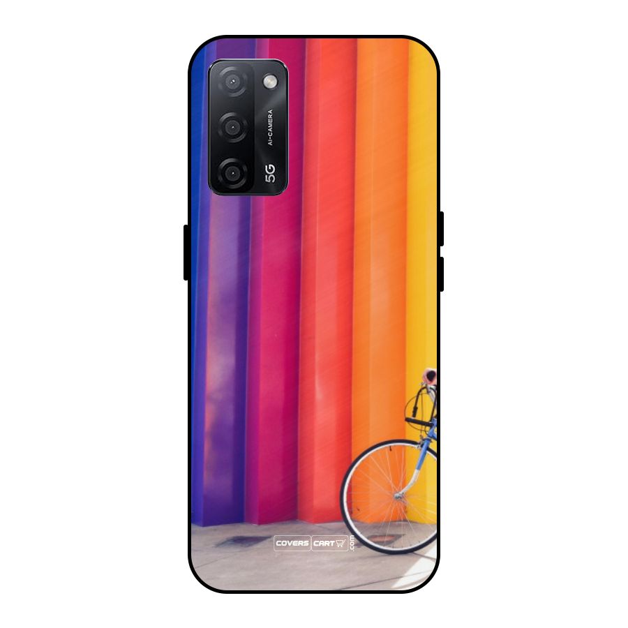 Colorful Walls Metal Back Case for Oppo A53s 5G