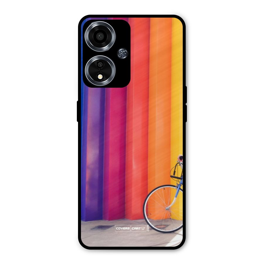 Colorful Walls Metal Back Case for Oppo A59