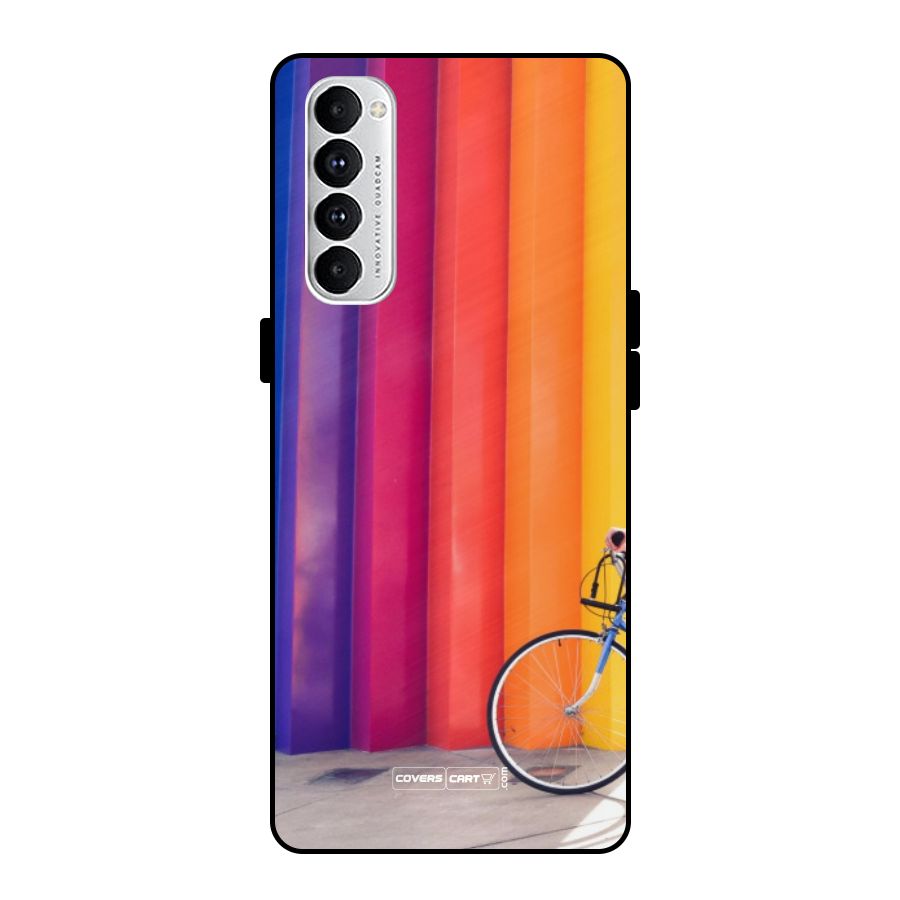 Colorful Walls Metal Back Case for Oppo Reno4 Pro