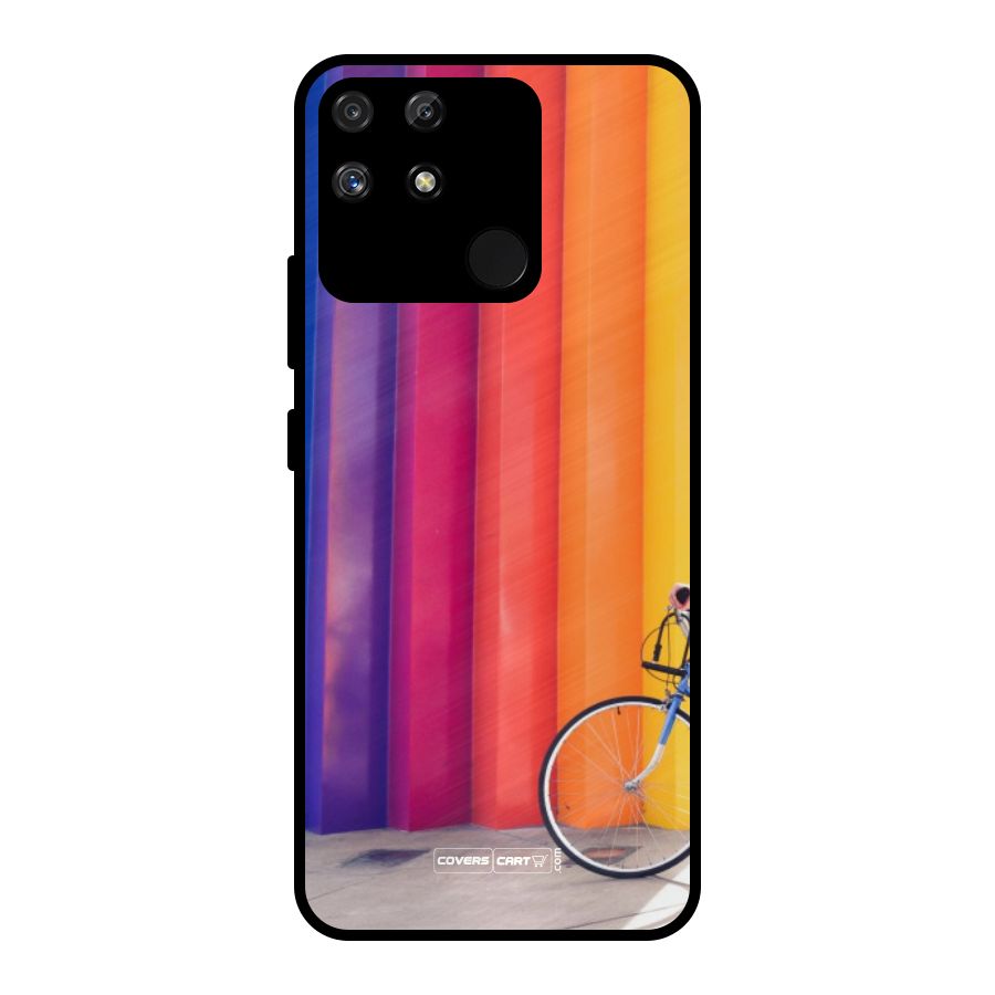 Colorful Walls Metal Back Case for Realme Narzo 50A