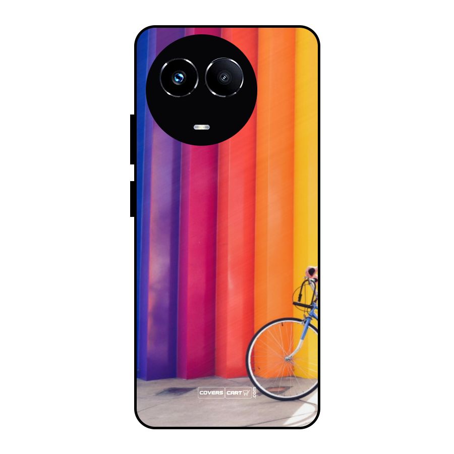 Colorful Walls Metal Back Case for Realme Narzo 60X