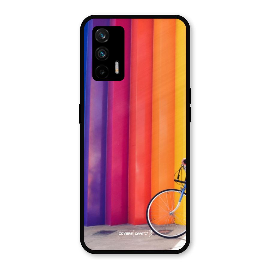 Colorful Walls Metal Back Case for Realme X7 Max