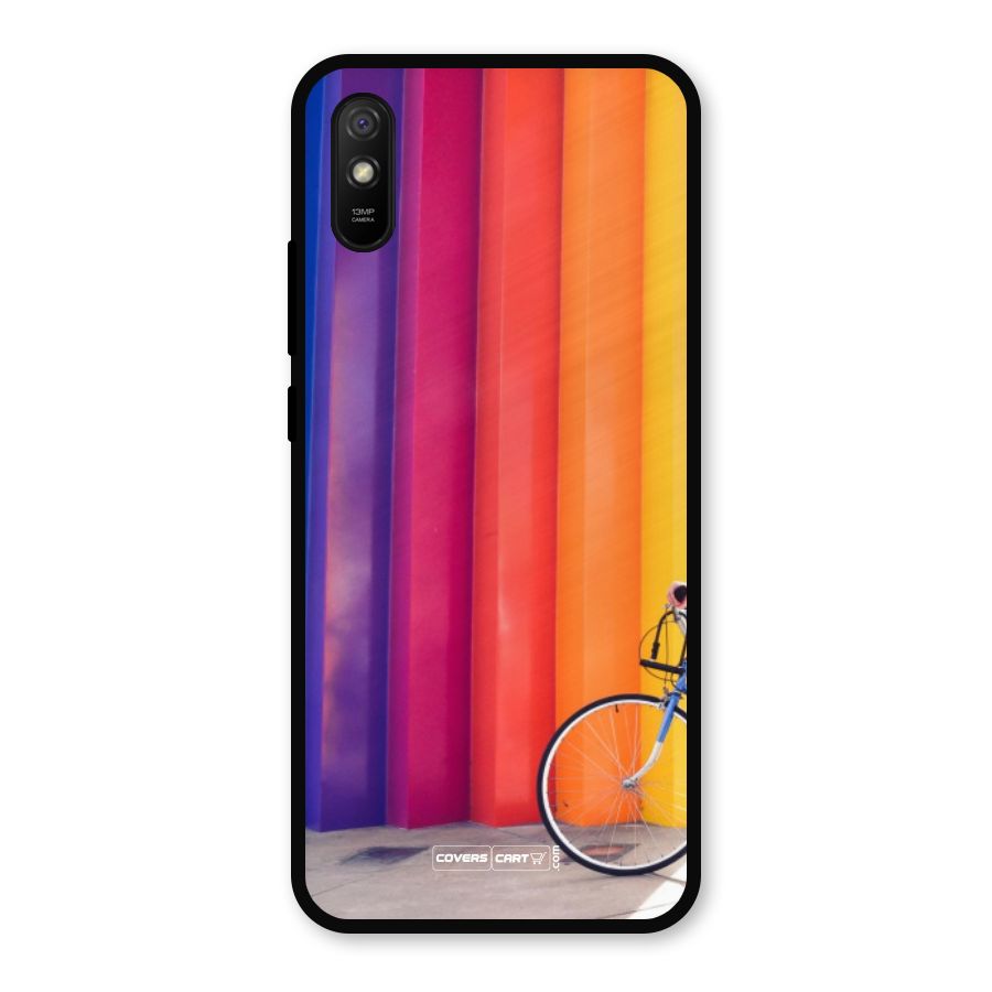 Colorful Walls Metal Back Case for Redmi 9a