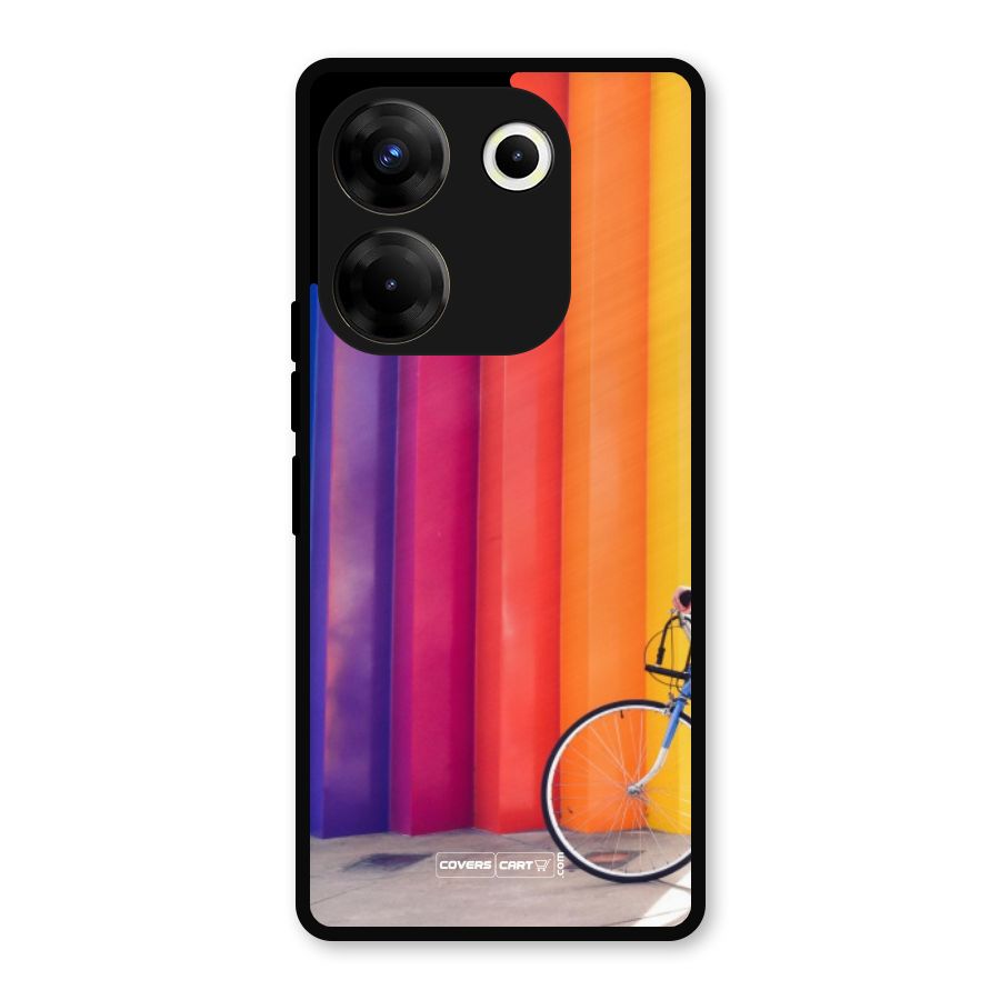 Colorful Walls Metal Back Case for Tecno Camon 20 Pro