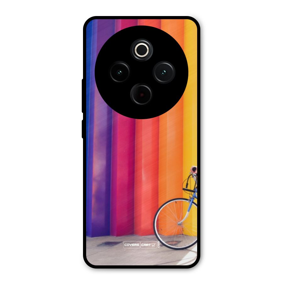 Colorful Walls Metal Back Case for Vivo T4