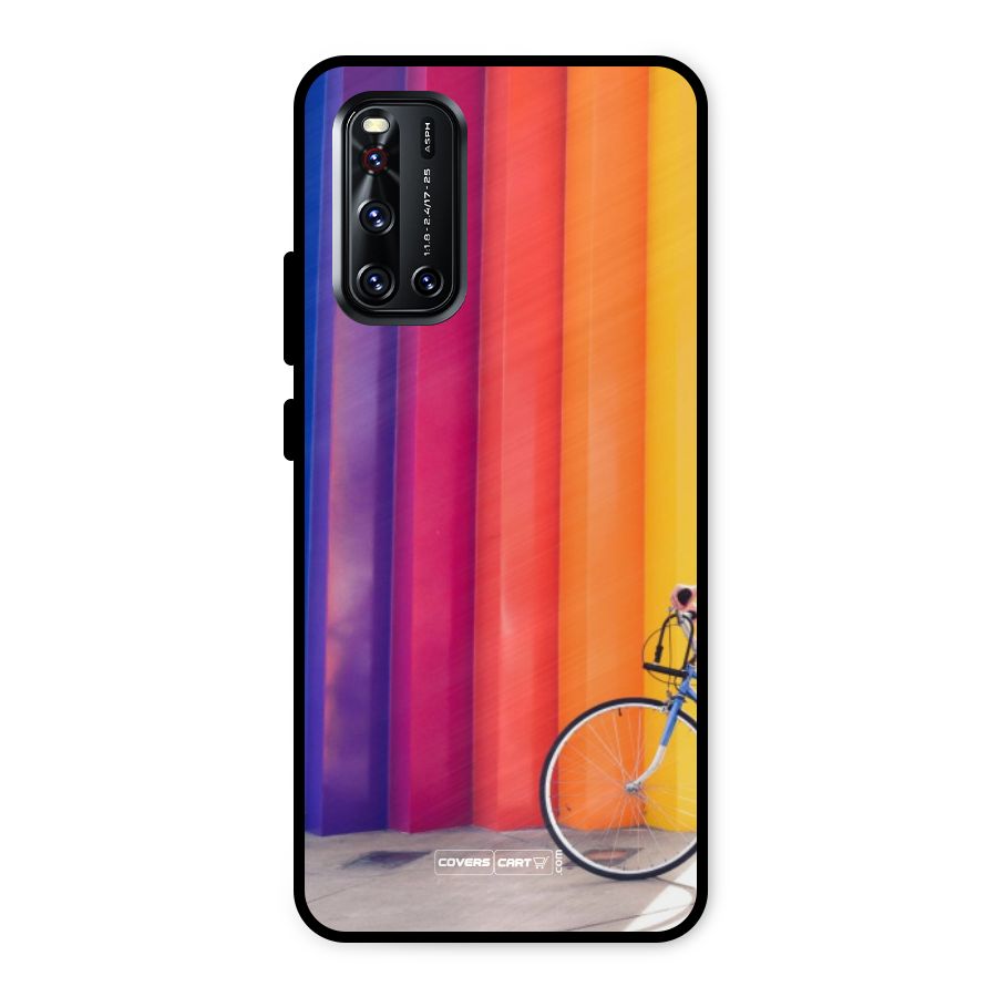 Colorful Walls Metal Back Case for Vivo V19