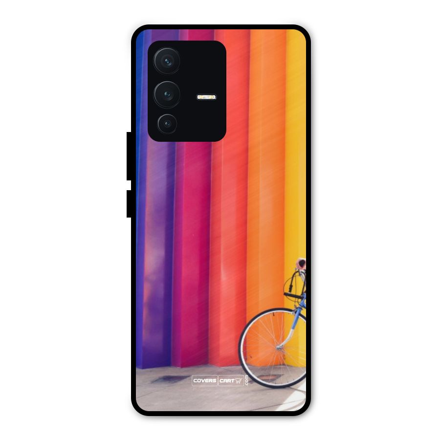 Colorful Walls Metal Back Case for Vivo V23 Pro