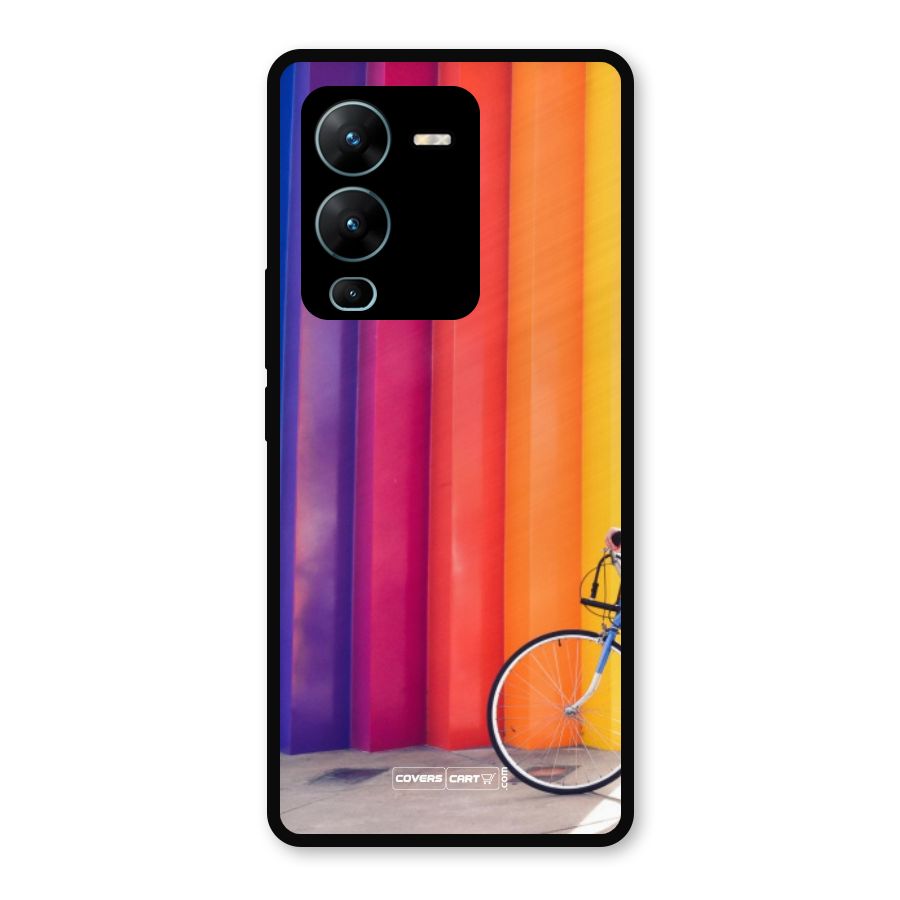 Colorful Walls Metal Back Case for Vivo V25 Pro