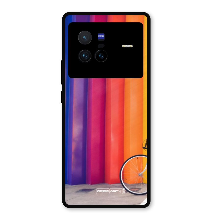 Colorful Walls Metal Back Case for Vivo X80