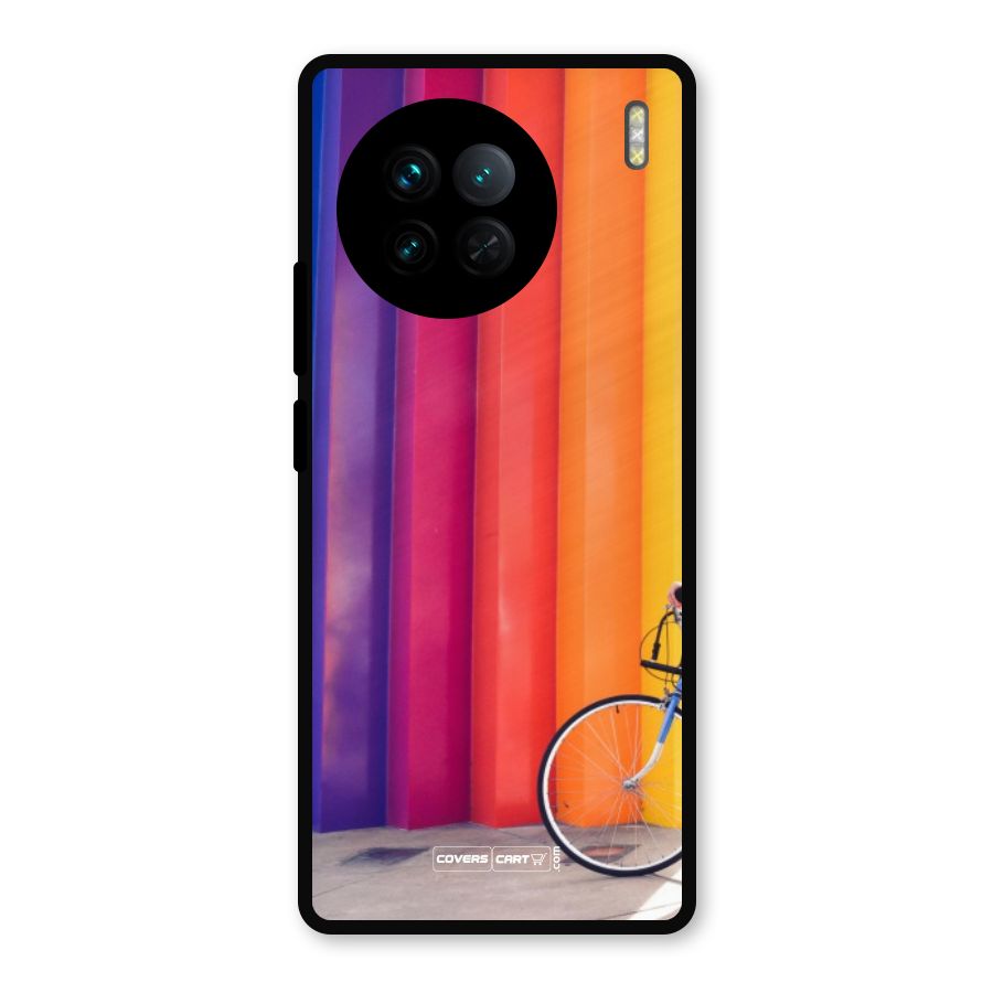 Colorful Walls Metal Back Case for Vivo X90