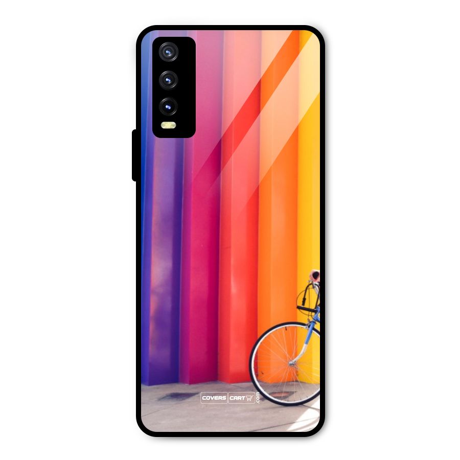 Colorful Walls Metal Back Case for Vivo Y20g