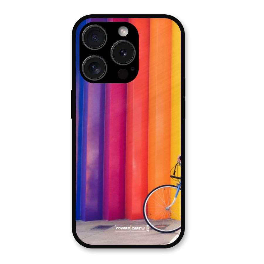 Colorful Walls Metal Back Case for iPhone 15 Pro