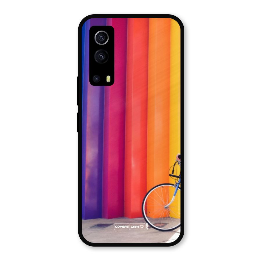 Colorful Walls Metal Back Case for iQOO Z3