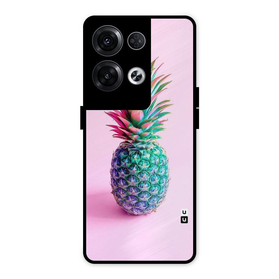 Colorful Watermelon Metal Back Case for Oppo Reno8 Pro 5G