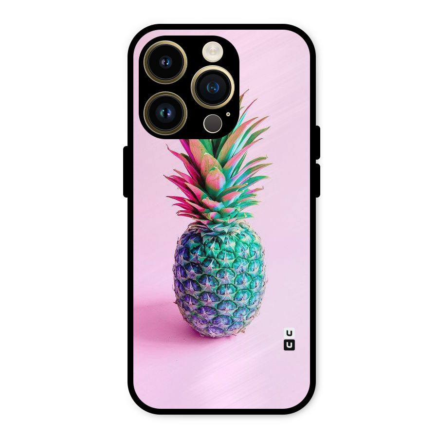 Colorful Watermelon Metal Back Case for iPhone 14 Pro