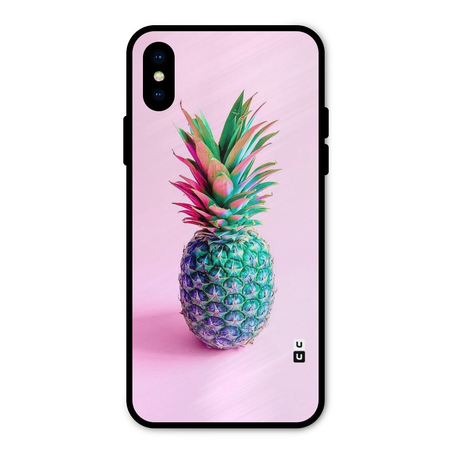 Colorful Watermelon Metal Back Case for iPhone X