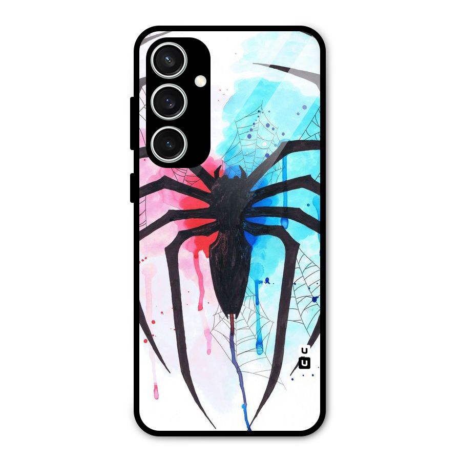 Colorful Web Glass Back Case for Galaxy S23 FE