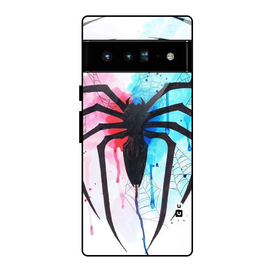 Colorful Web Glass Back Case for Google Pixel 6 Pro