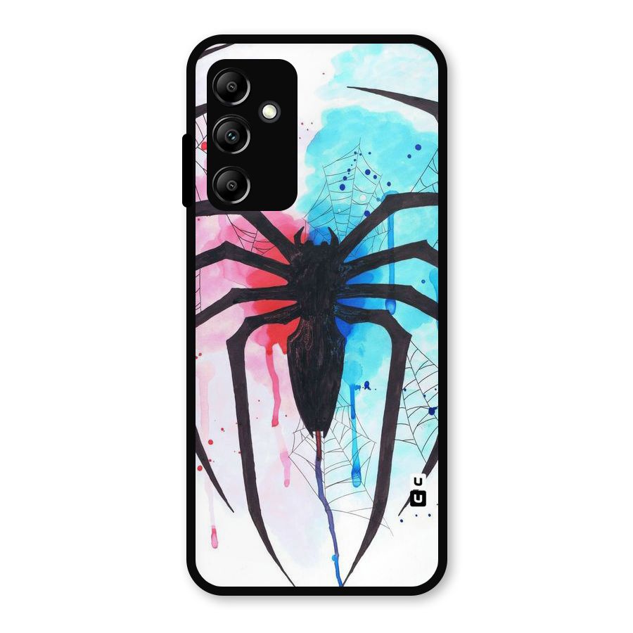 Colorful Web Metal Back Case for Galaxy A14 5G