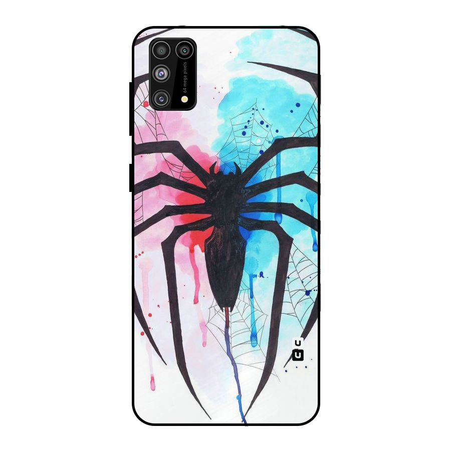 Colorful Web Metal Back Case for Galaxy F41