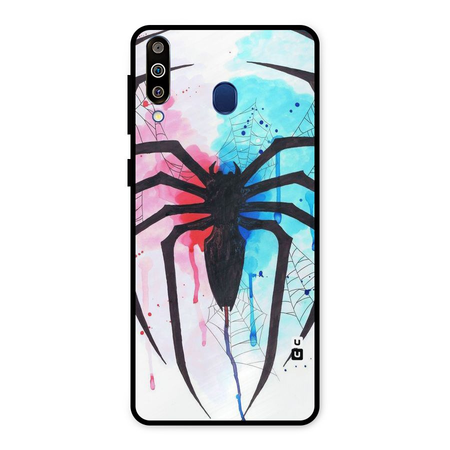 Colorful Web Metal Back Case for Galaxy M30