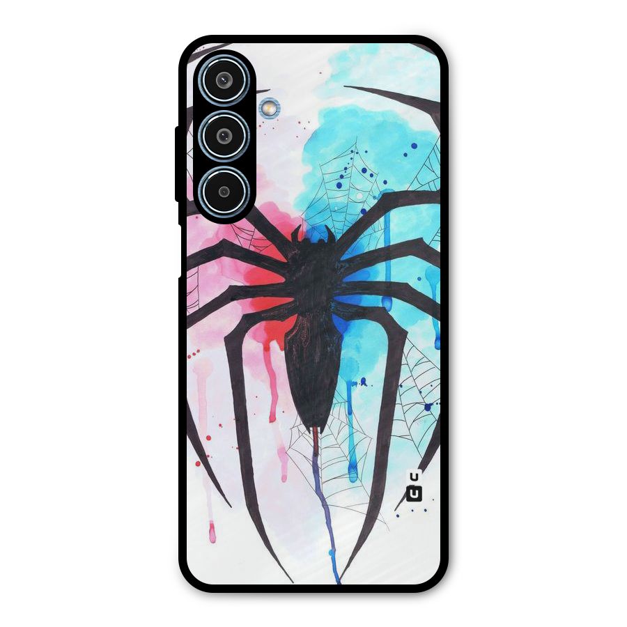 Colorful Web Metal Back Case for Galaxy M35