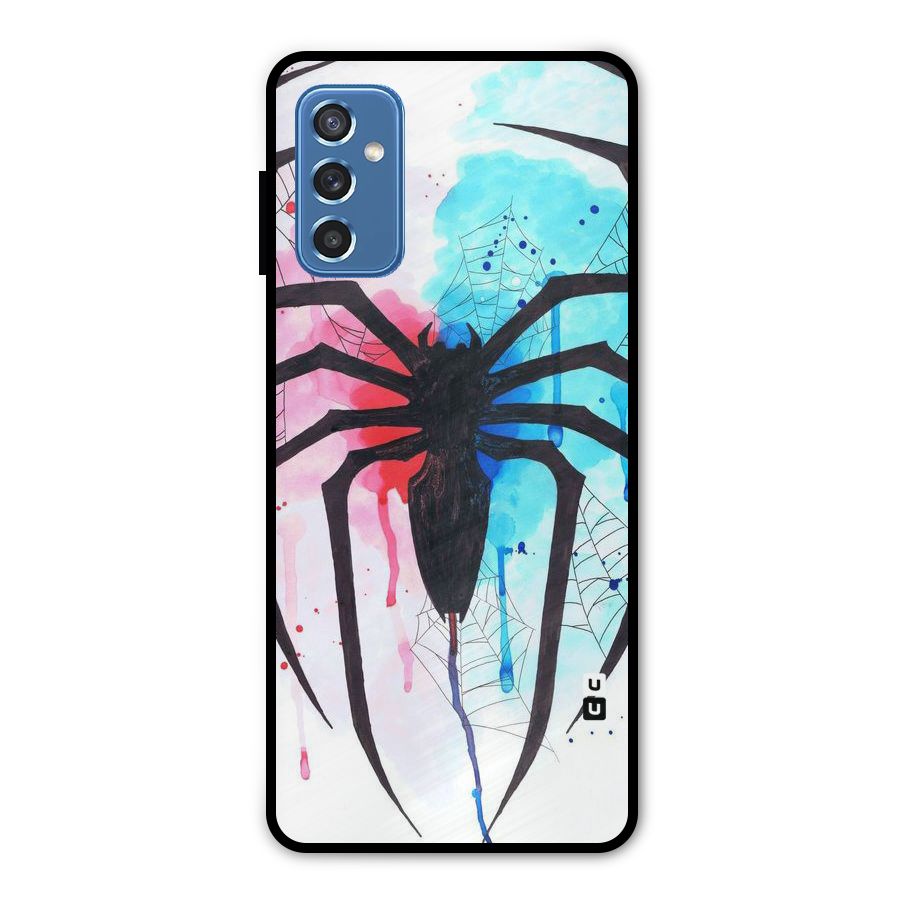 Colorful Web Metal Back Case for Galaxy M52 5G