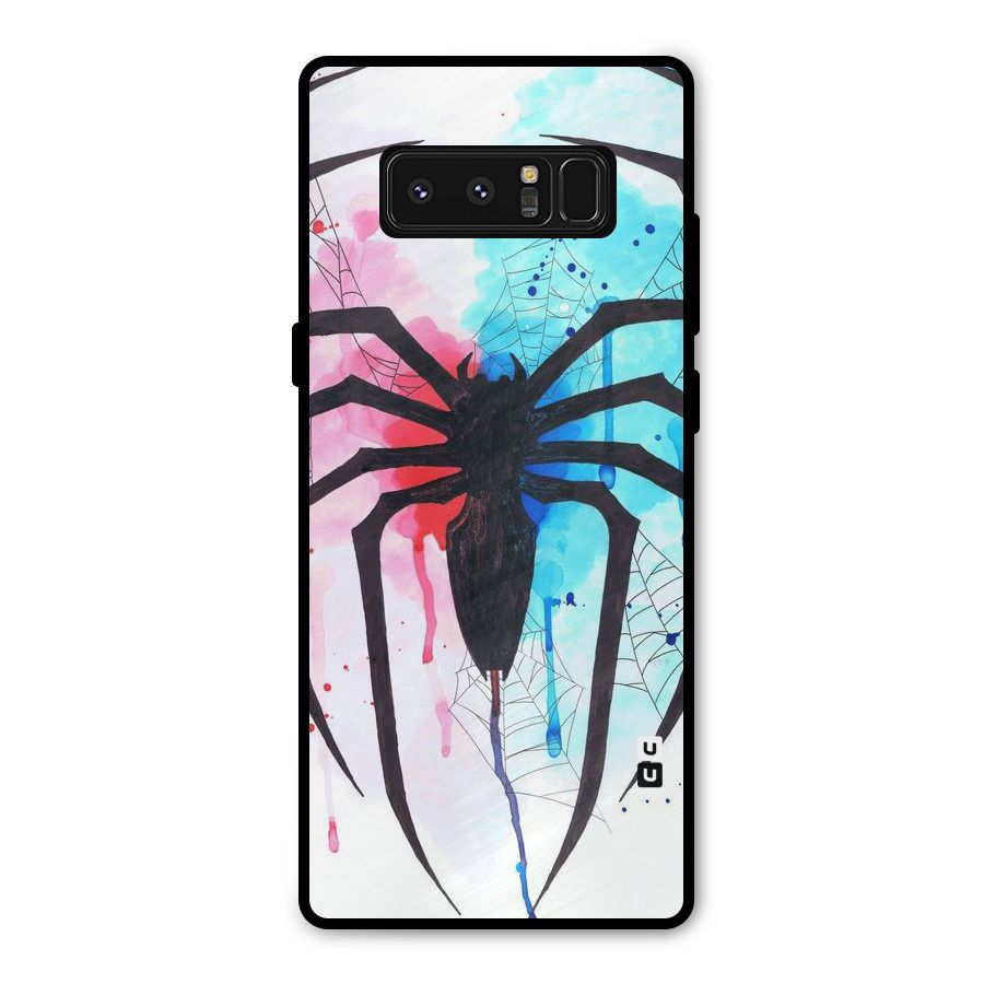 Colorful Web Metal Back Case for Galaxy Note 8