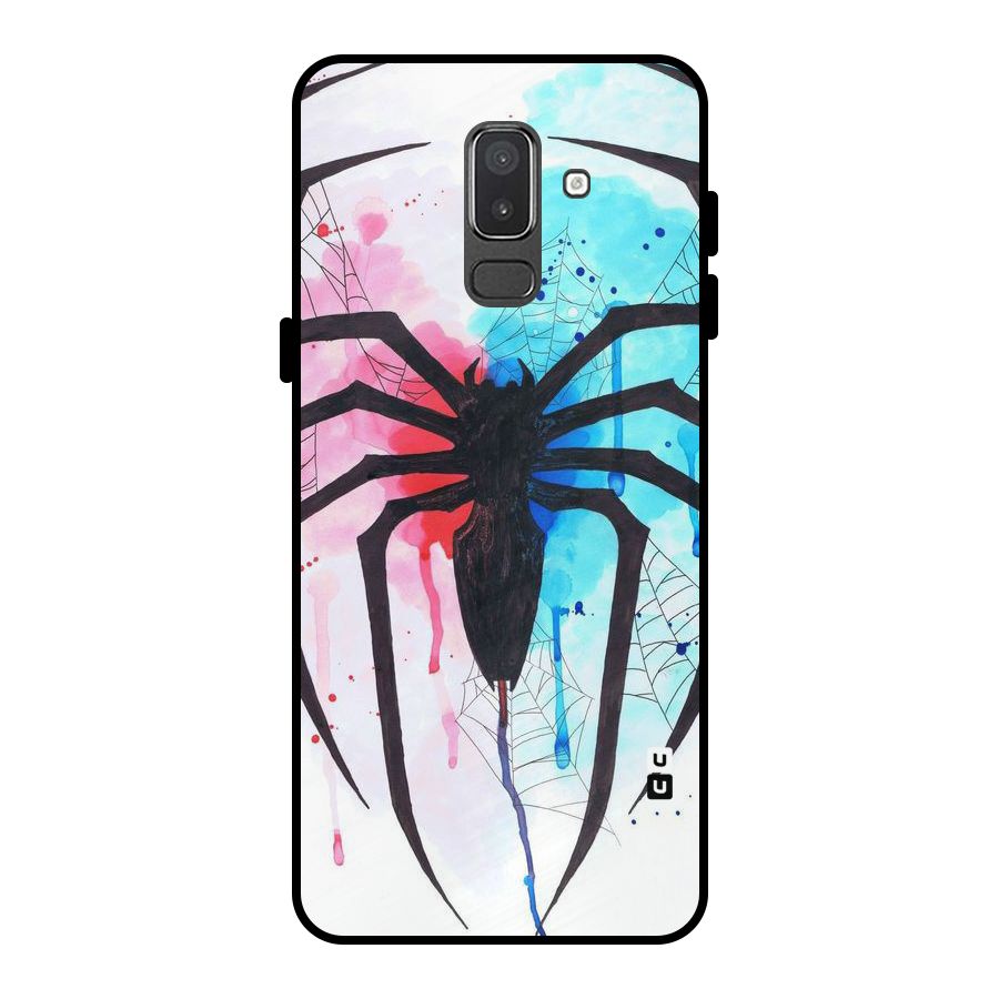 Colorful Web Metal Back Case for Galaxy On8 (2018)